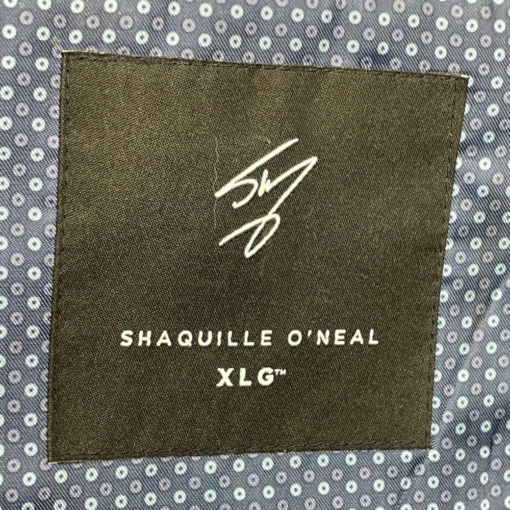 Shaquille O'Neal Light Blue Two Button Notch Lapel Blazer Mens 58R - Picture 4 of 10
